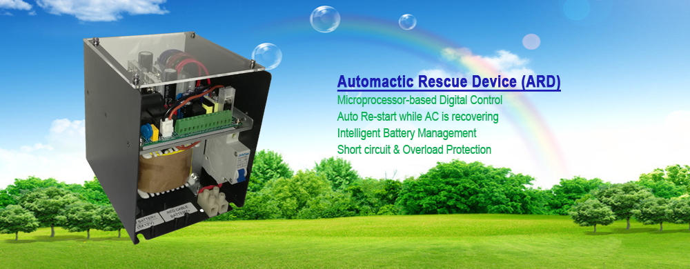 Elevator Automatic Rescue Device (ARD), Elevator Rescue UPS